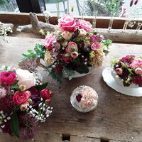 Blumenstyling Inge Daser - Hochzeit Tischschmuck