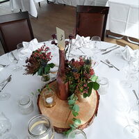 Blumenstyling Inge Daser - Hochzeit Tischschmuck