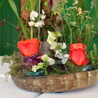 Blumenstyling Inge Daser - Hochzeit Tischschmuck